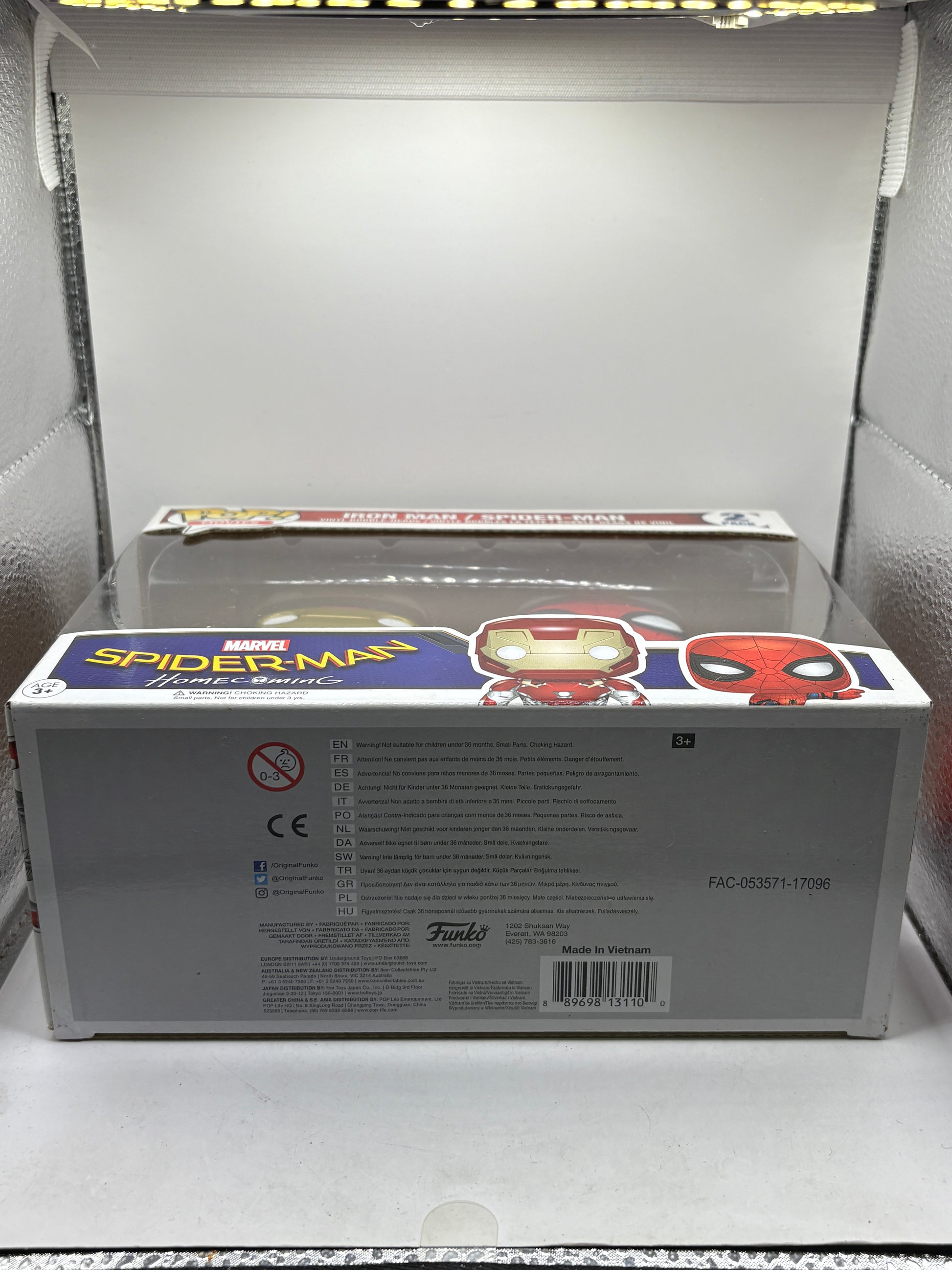 Funko POP! Movies Spider-Man Homecoming 2 Pack Iron Man / Spider-Man