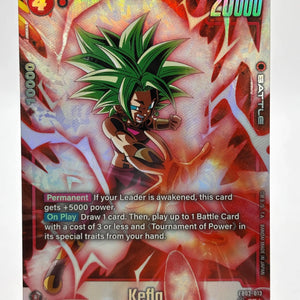 Dragon Ball Super Fusion World - Kefla FB02-013 SR Alt Art FRENLY BRICKS - Open 7 Days