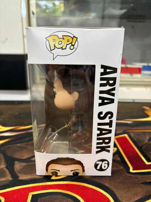 Funko Pop! Game Of Thrones Arya Stark #76 2019 Spring Convention Exclusive FRENLY BRICKS - Open 7 Days