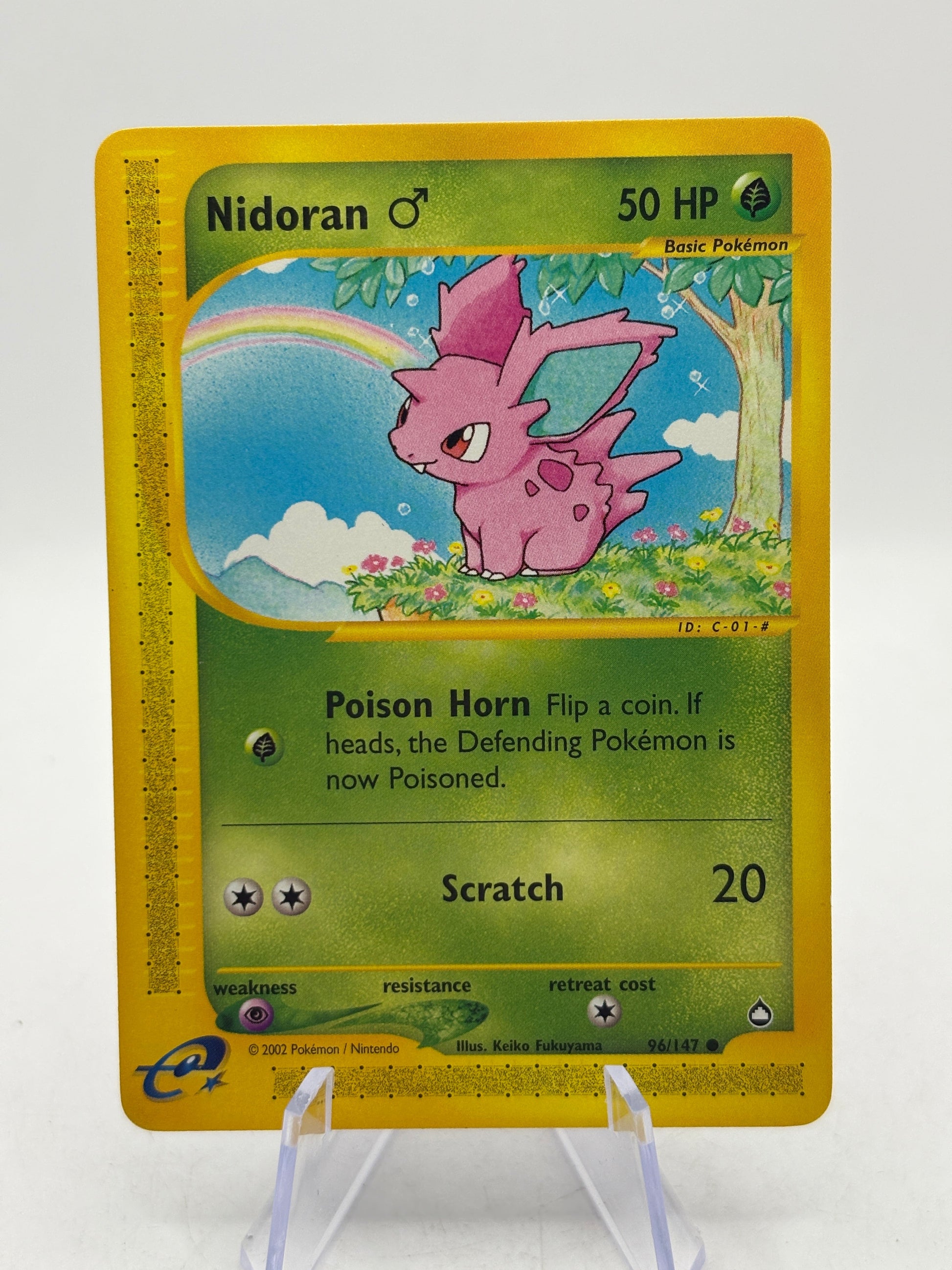 Pokémon TCG Aquapolis E Series - Nidoran Male 96/147 Common LP 2002 product image