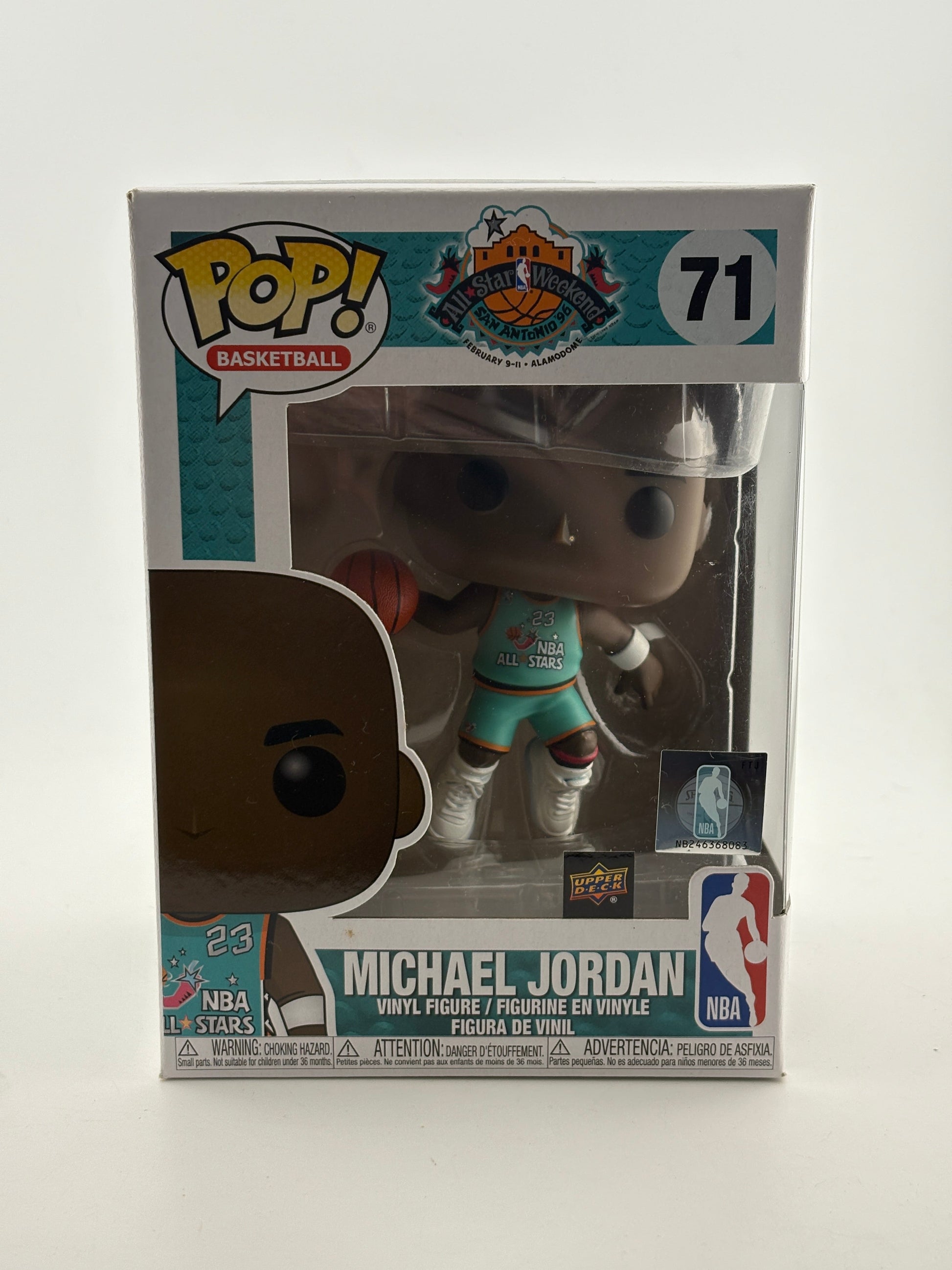 Funko POP! Basketball NBA All Star #71 Michael Jordan Upper Deck FRENLY BRICKS - Open 7 Days
