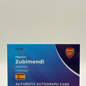 2026 Topps Chrome Premier League Martin Zubimendi Gold Wave Auto /50