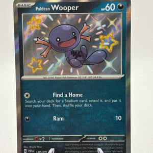 Pokemon TCG Paldean Fates - Paldean Wooper 180/091 Shiny NM