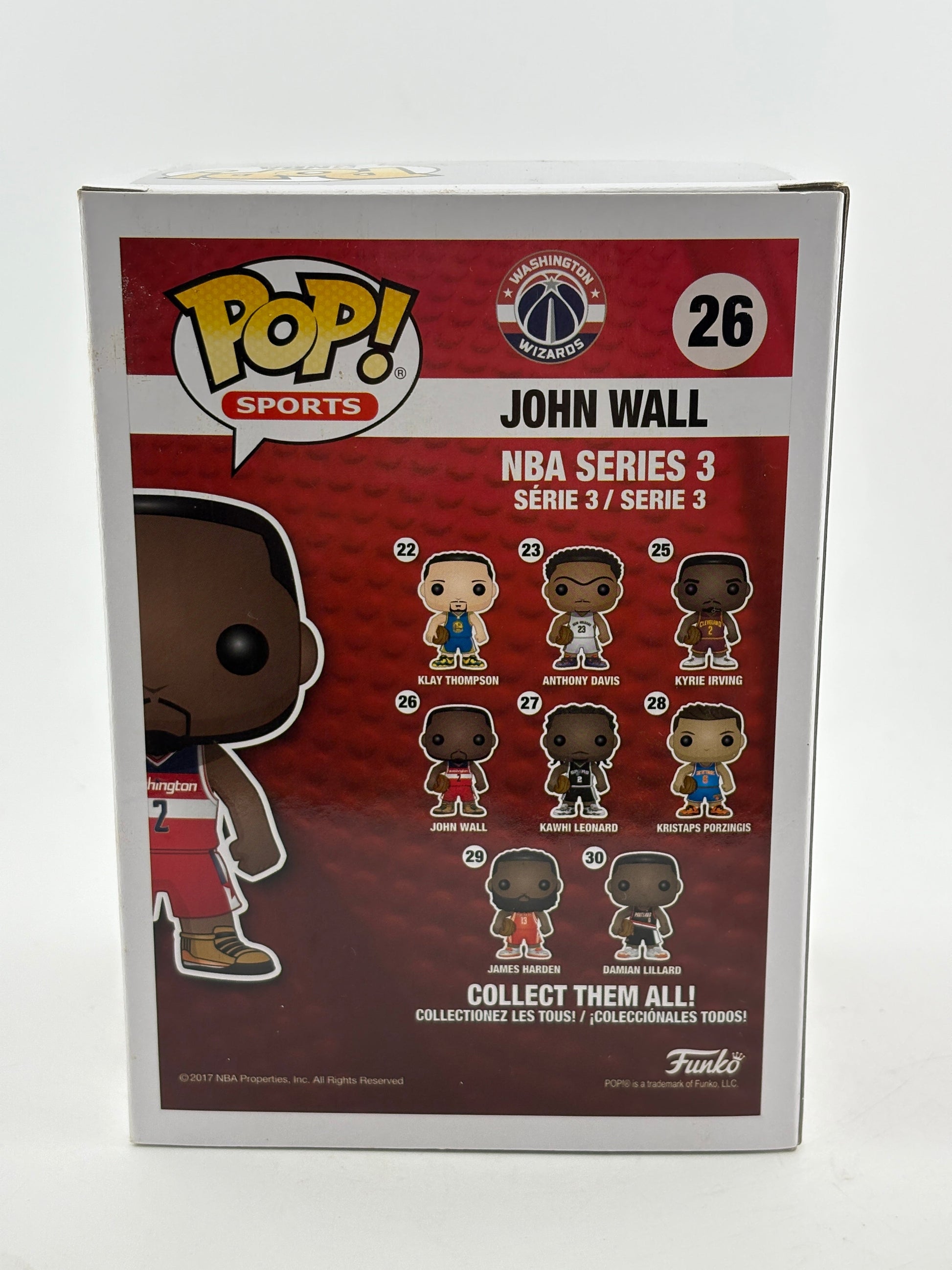 Funko POP! Sports #26 John Wall Vinyl Figure FRENLY BRICKS - Open 7 Days