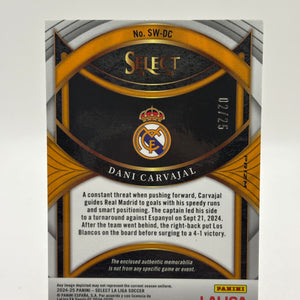2024-25 Panini Select La Liga - Dani Carvajal Patch /25 SW-DC