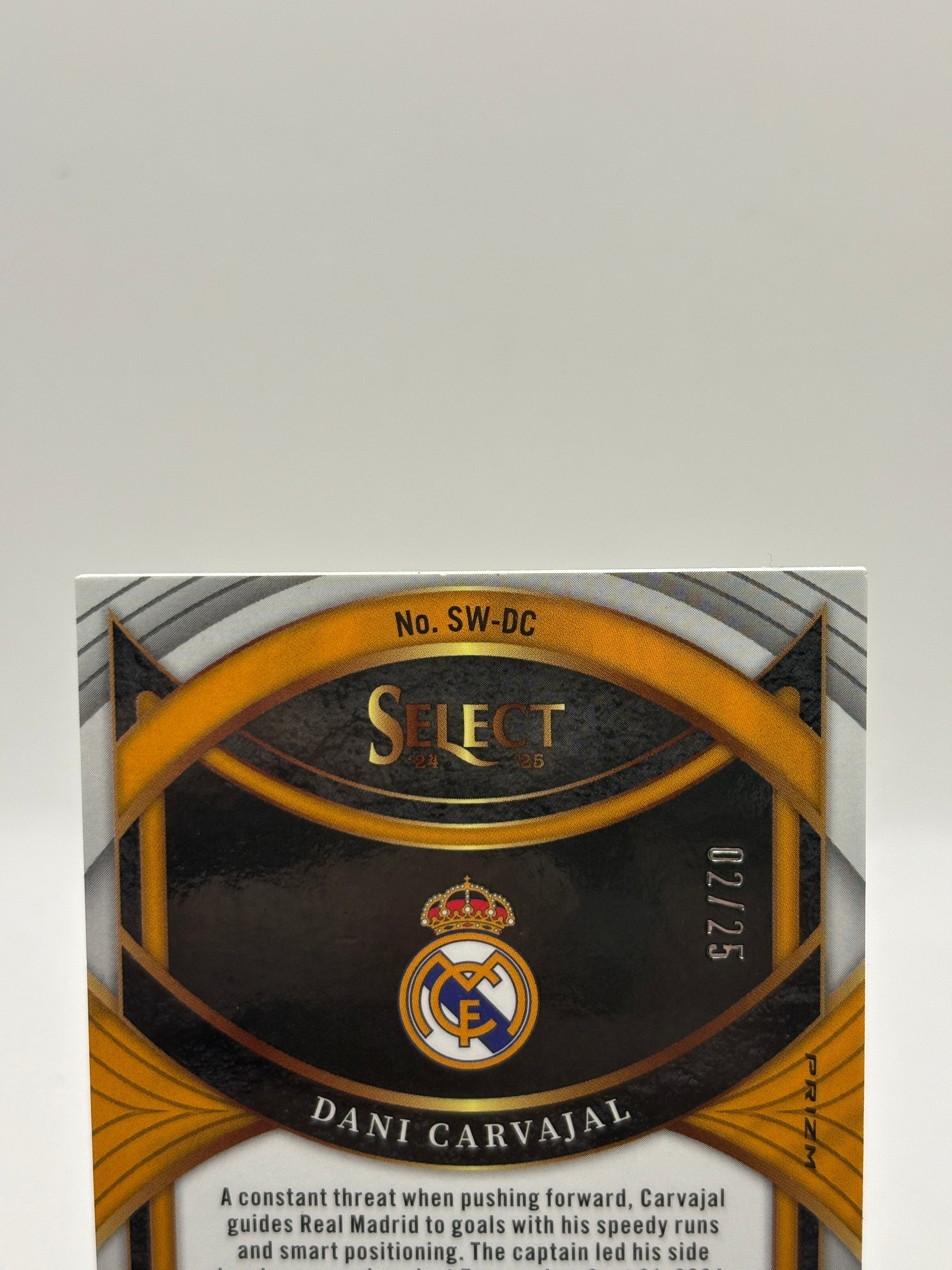2024-25 Panini Select La Liga - Dani Carvajal Patch /25 SW-DC