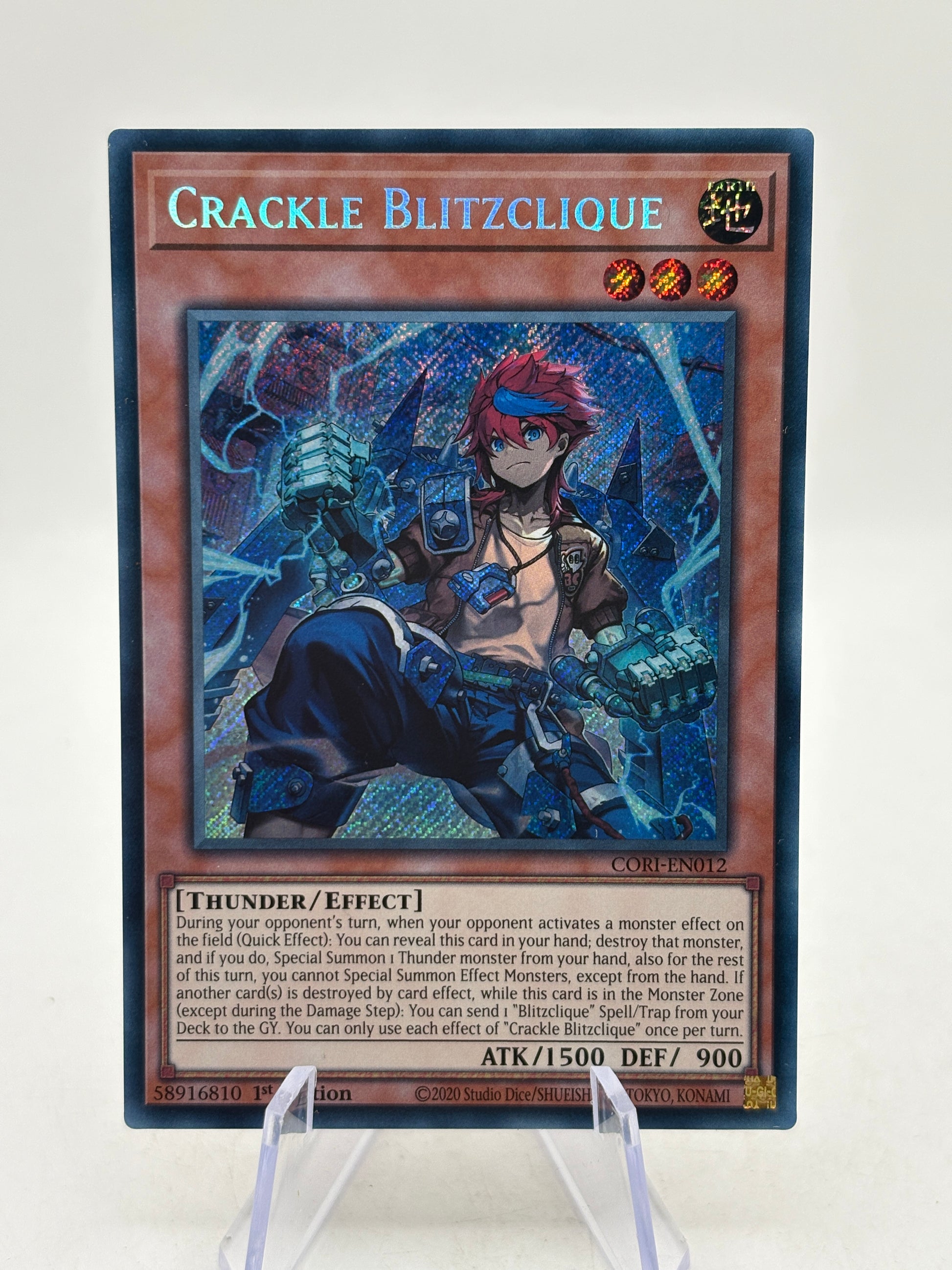 Yu-Gi-Oh! Crackle Blitzclique CORI-EN012 1st Edition