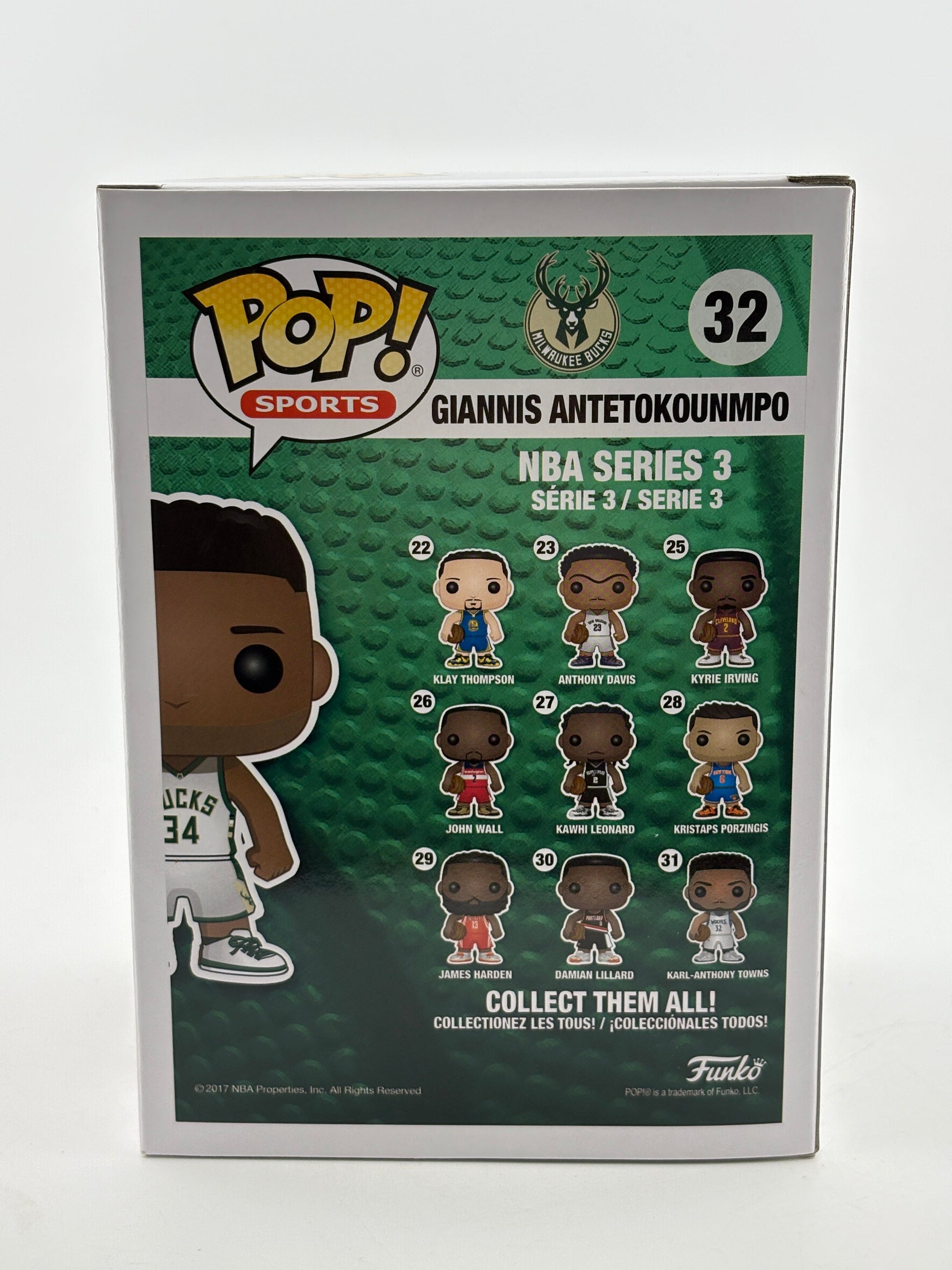 Funko POP! Sports NBA #32 Giannis Antetokounmpo Vinyl Figure FRENLY BRICKS - Open 7 Days