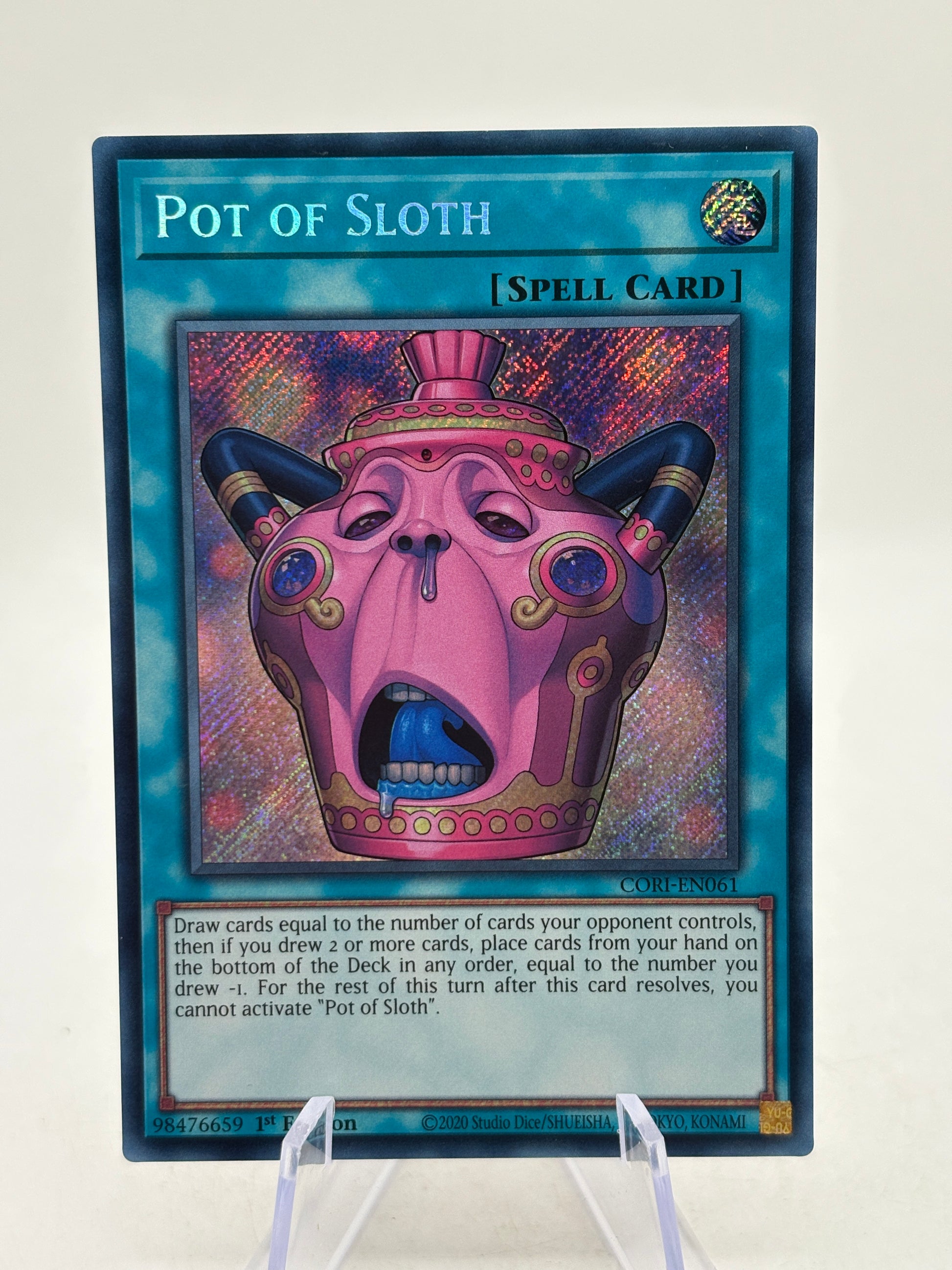 Yu-Gi-Oh! Pot of Sloth CORI-EN061 1st Edition
