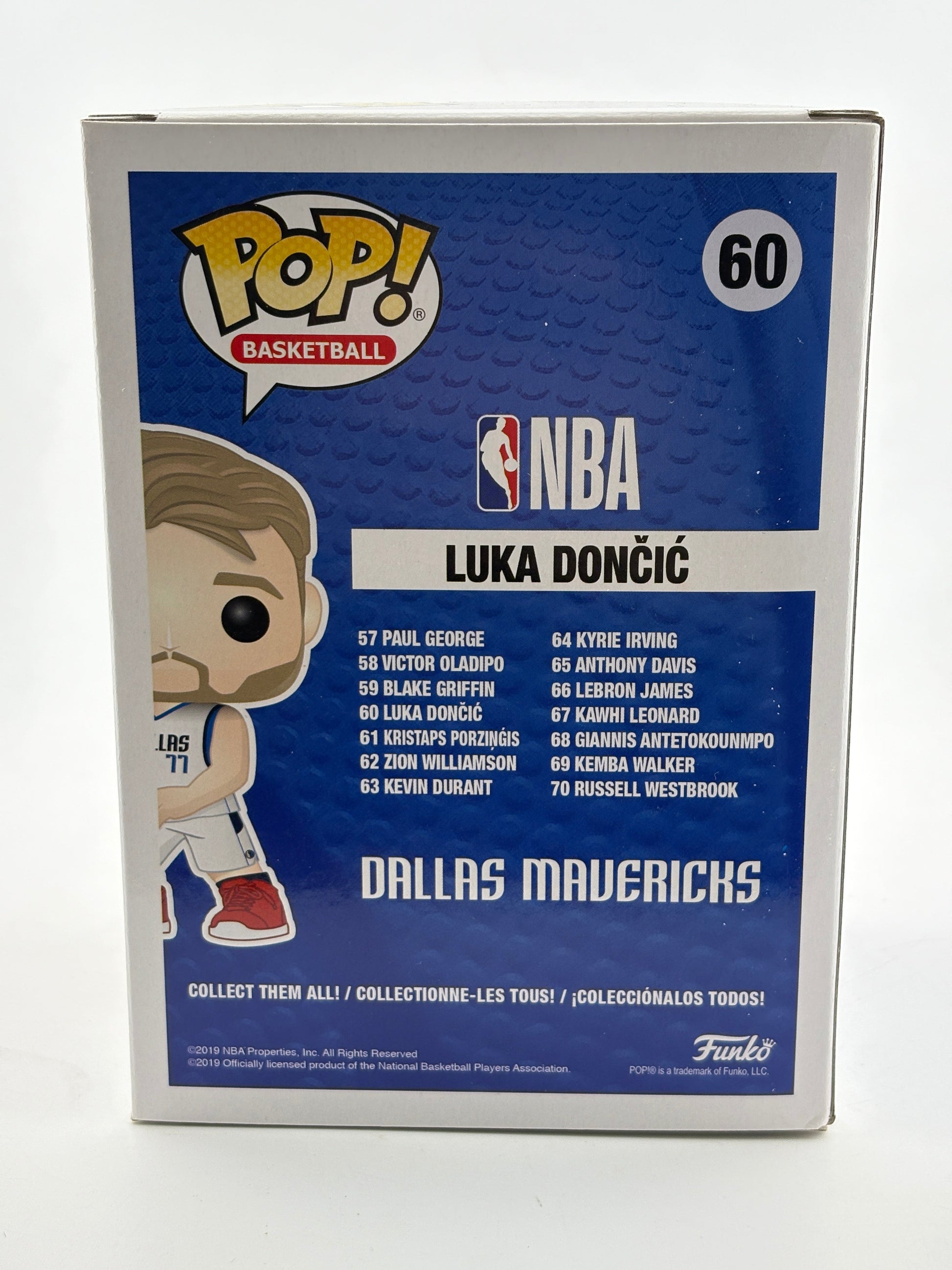 Funko POP! Basketball Mavericks #60 Luka Doncic Vinyl Figure FRENLY BRICKS - Open 7 Days