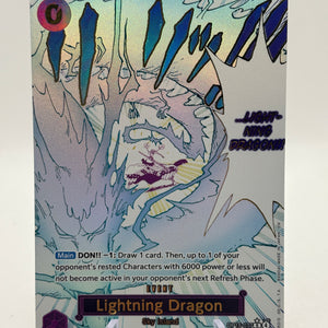 One Piece TCG EN - Lightning Dragon OP15-077 R* Alt Art NM