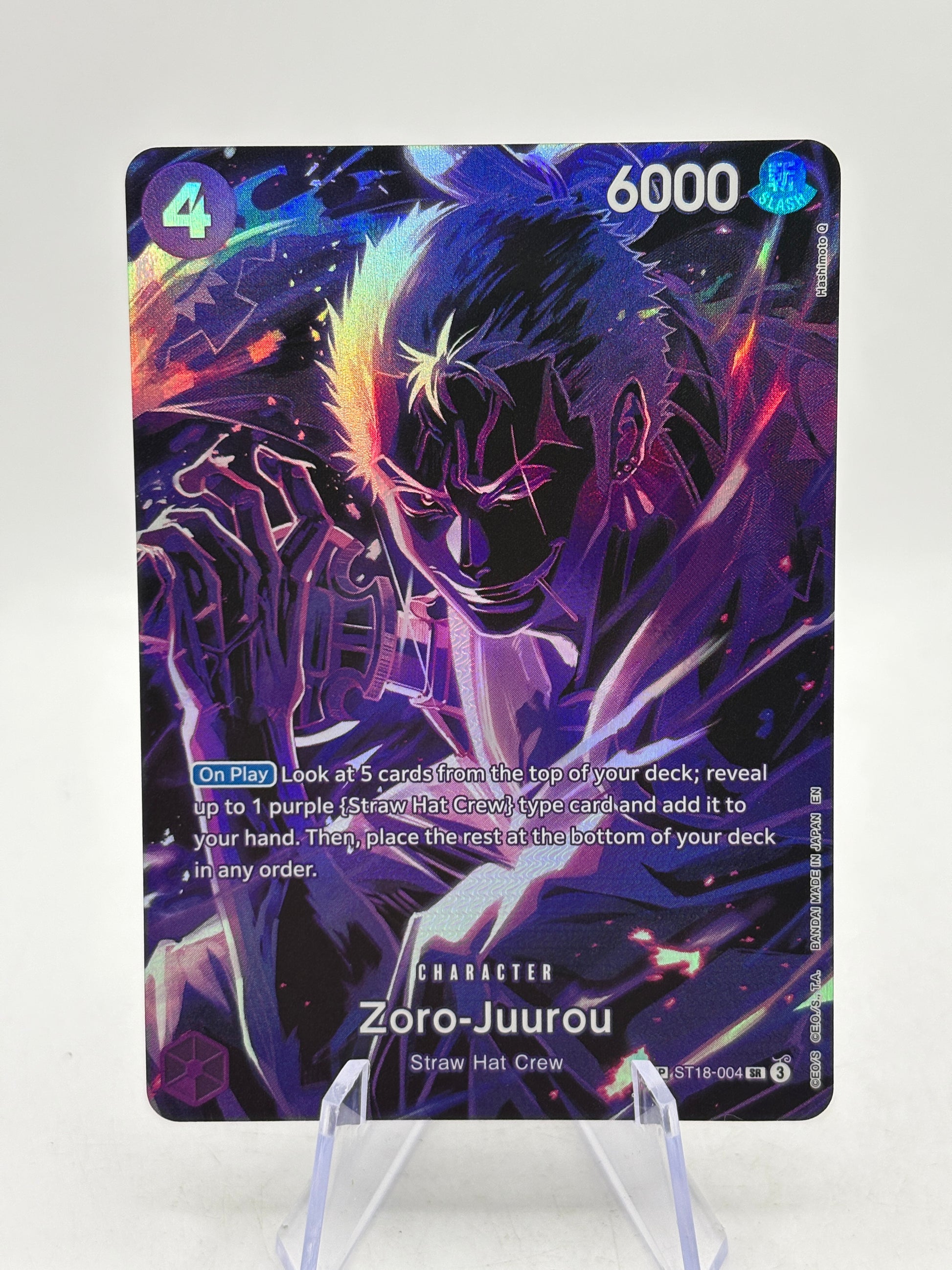 One Piece TCG EN - Zoro-Juurou ST18-004 SR SP NM