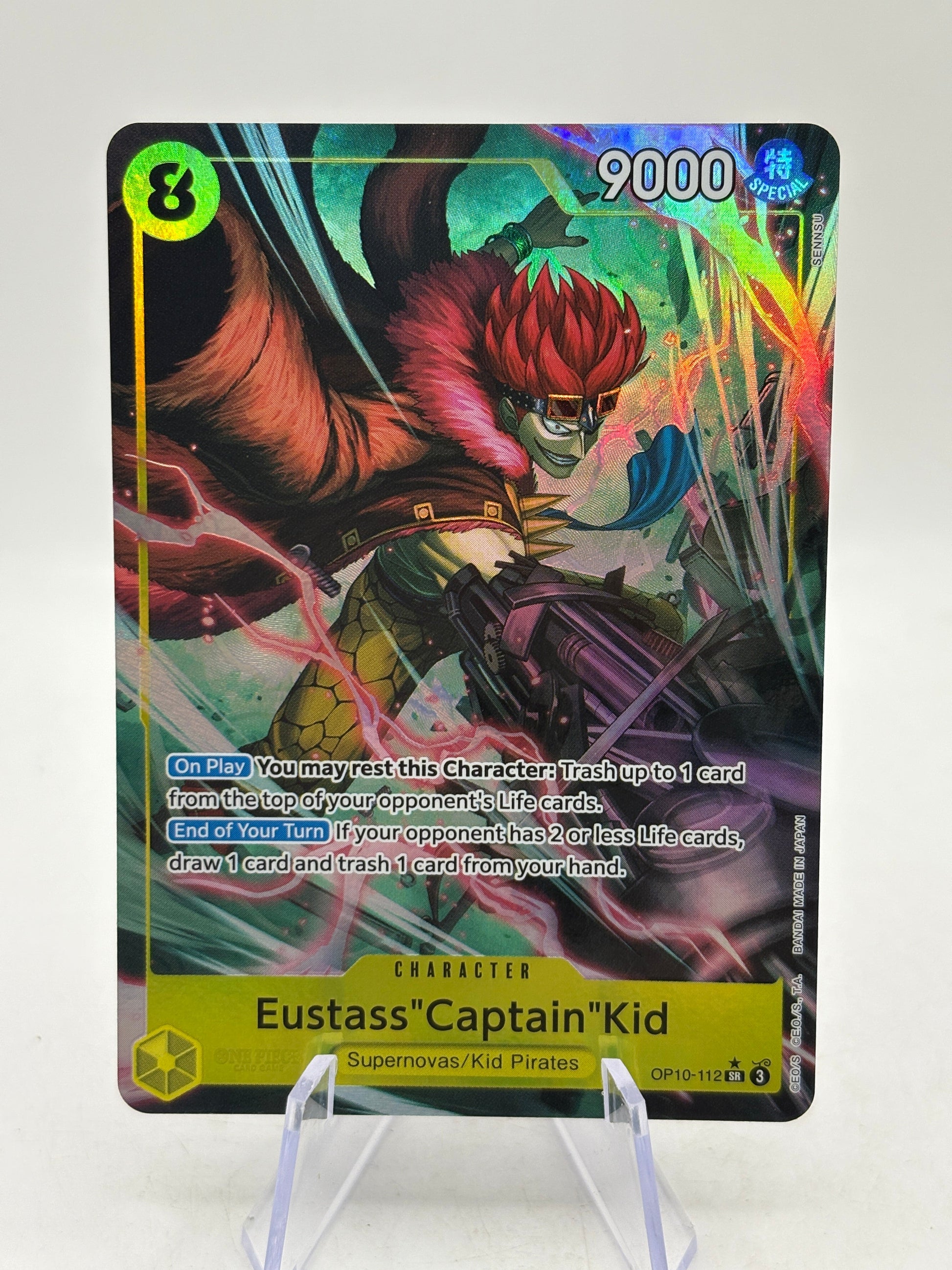 One Piece TCG EN - Eustass “Captain” Kid OP10-112 SR* Alt Art NM product image