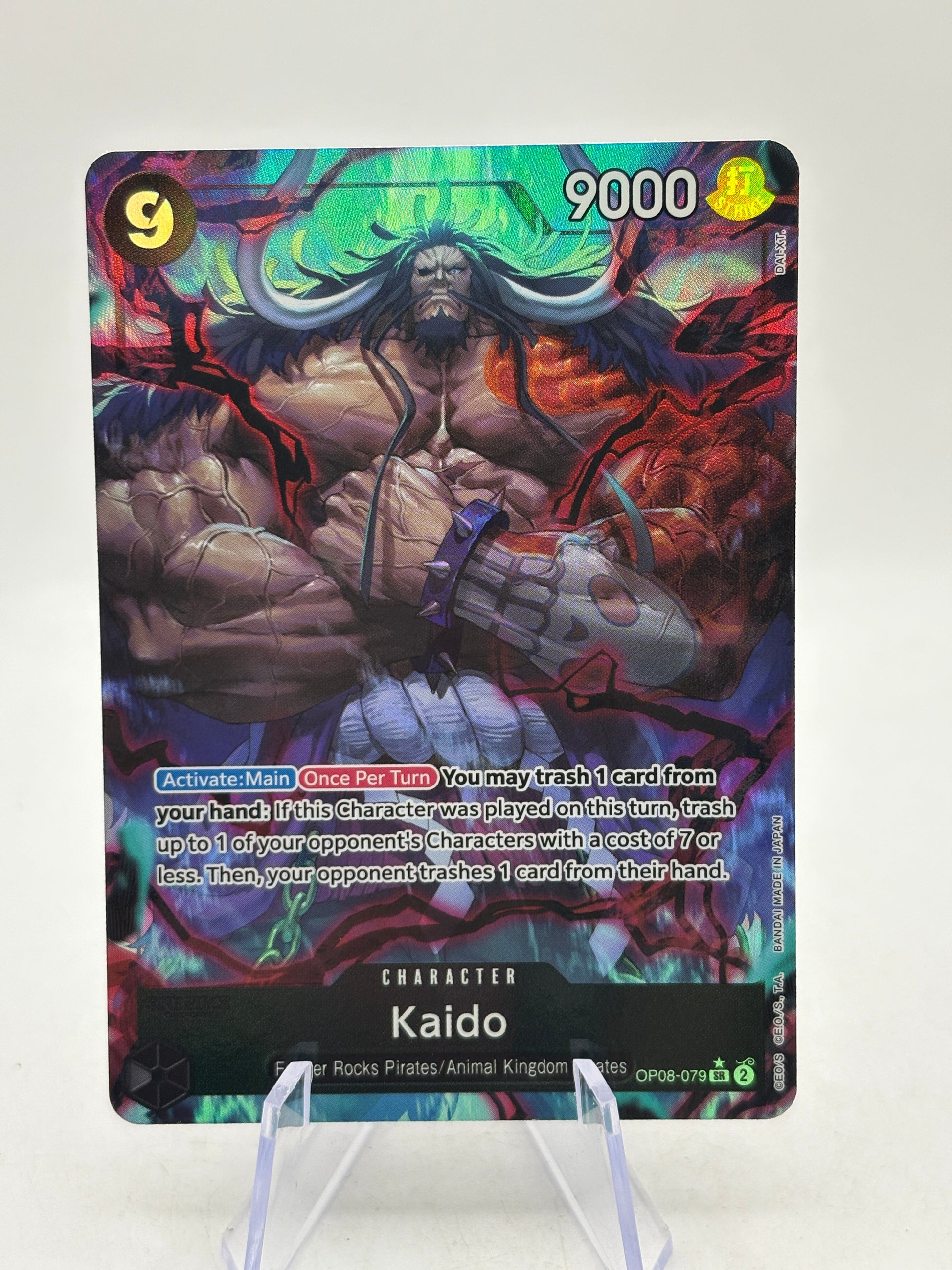 One Piece TCG EN - Kaido OP08-079 SR* Alt Art NM