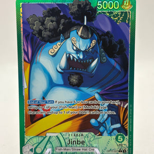 One Piece TCG EN - Jinbe OP11-021 L* Leader Alt Art NM