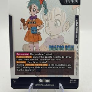 Dragon Ball Super Fusion World - Bulma SB01-045 Leader Manga (1)