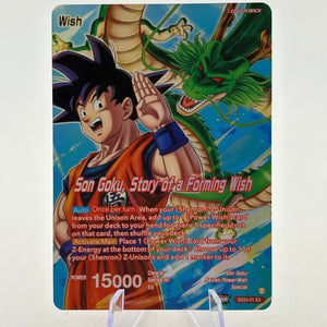 Dragon Ball Super Masters - Son Goku, Story of a Forming Wish EX24-01 EX FRENLY BRICKS - Open 7 Days