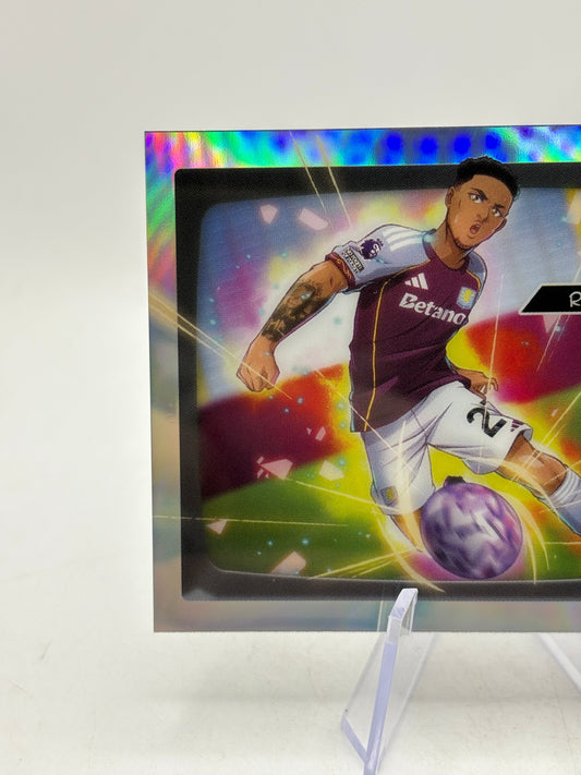 2025-26 Topps Chrome Premier League #CA-MR Morgan Rogers Chrome Anime Manga image 2