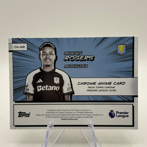 2025-26 Topps Chrome Premier League #CA-MR Morgan Rogers Chrome Anime Manga
