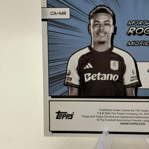 2025-26 Topps Chrome Premier League #CA-MR Morgan Rogers Chrome Anime Manga