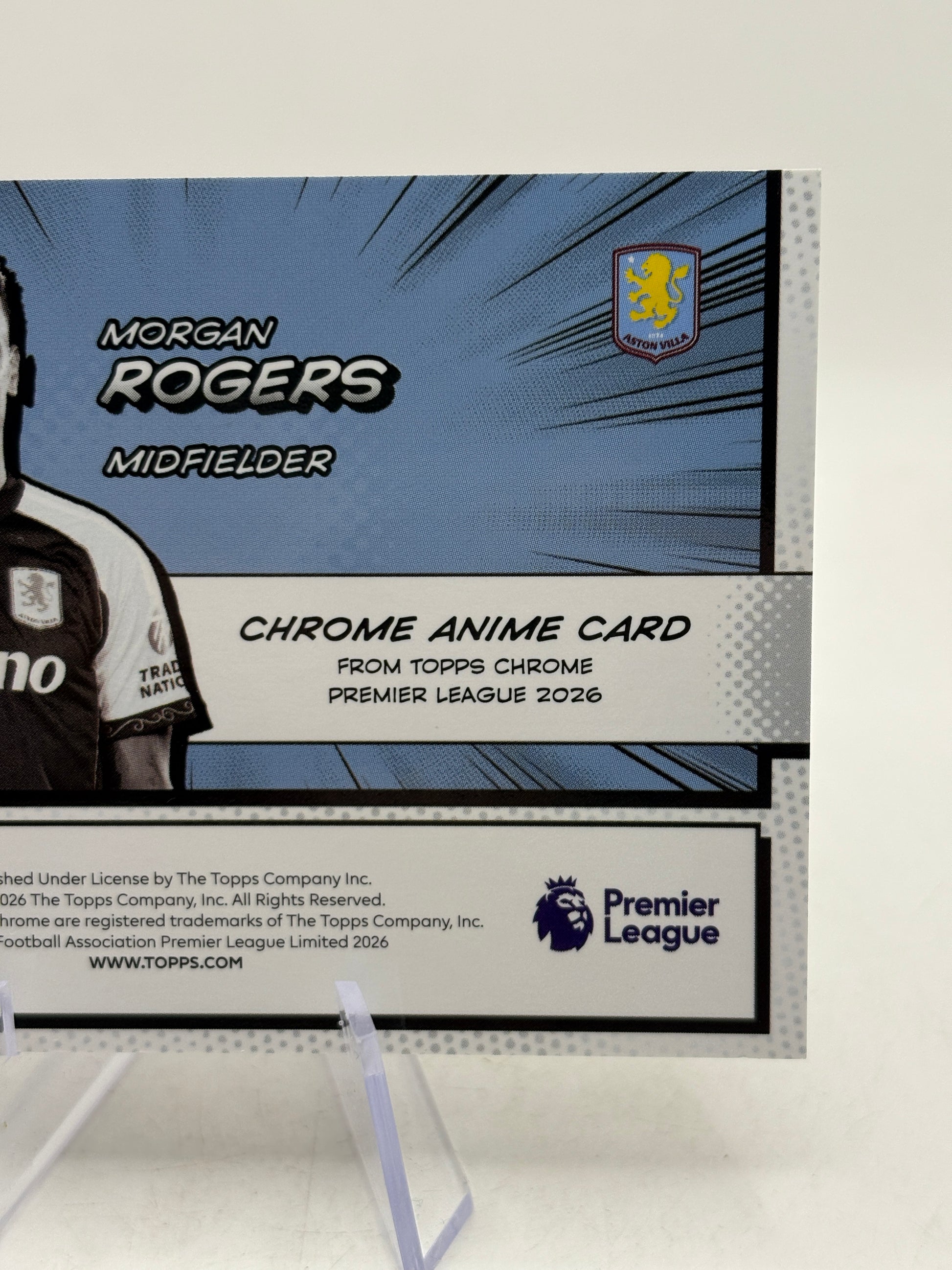 2025-26 Topps Chrome Premier League #CA-MR Morgan Rogers Chrome Anime Manga