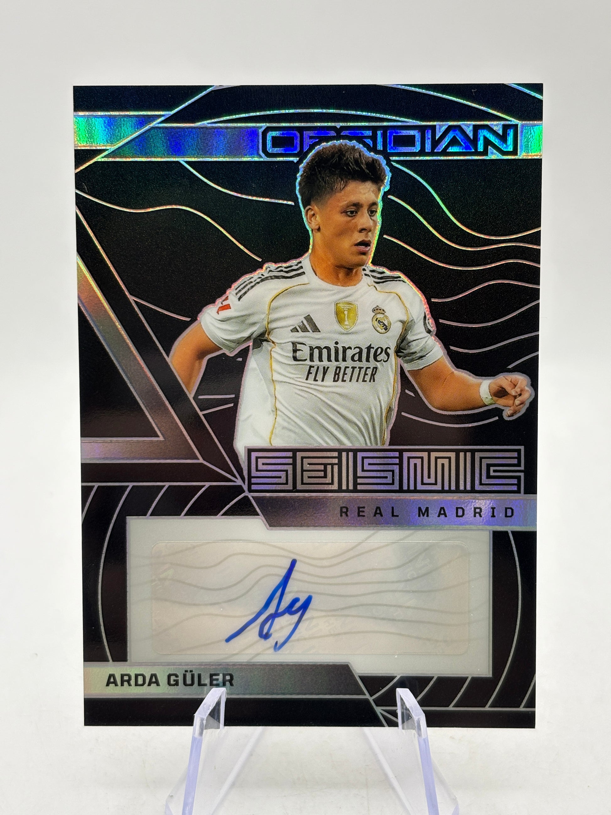 2025-26 Panini Obsidian Soccer - #SE-AGR Arda Guler Auto 081/199