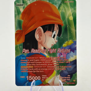 Dragon Ball Super Masters - Pan, Ready to Fight Returns SD17-01 SLR FRENLY BRICKS - Open 7 Days