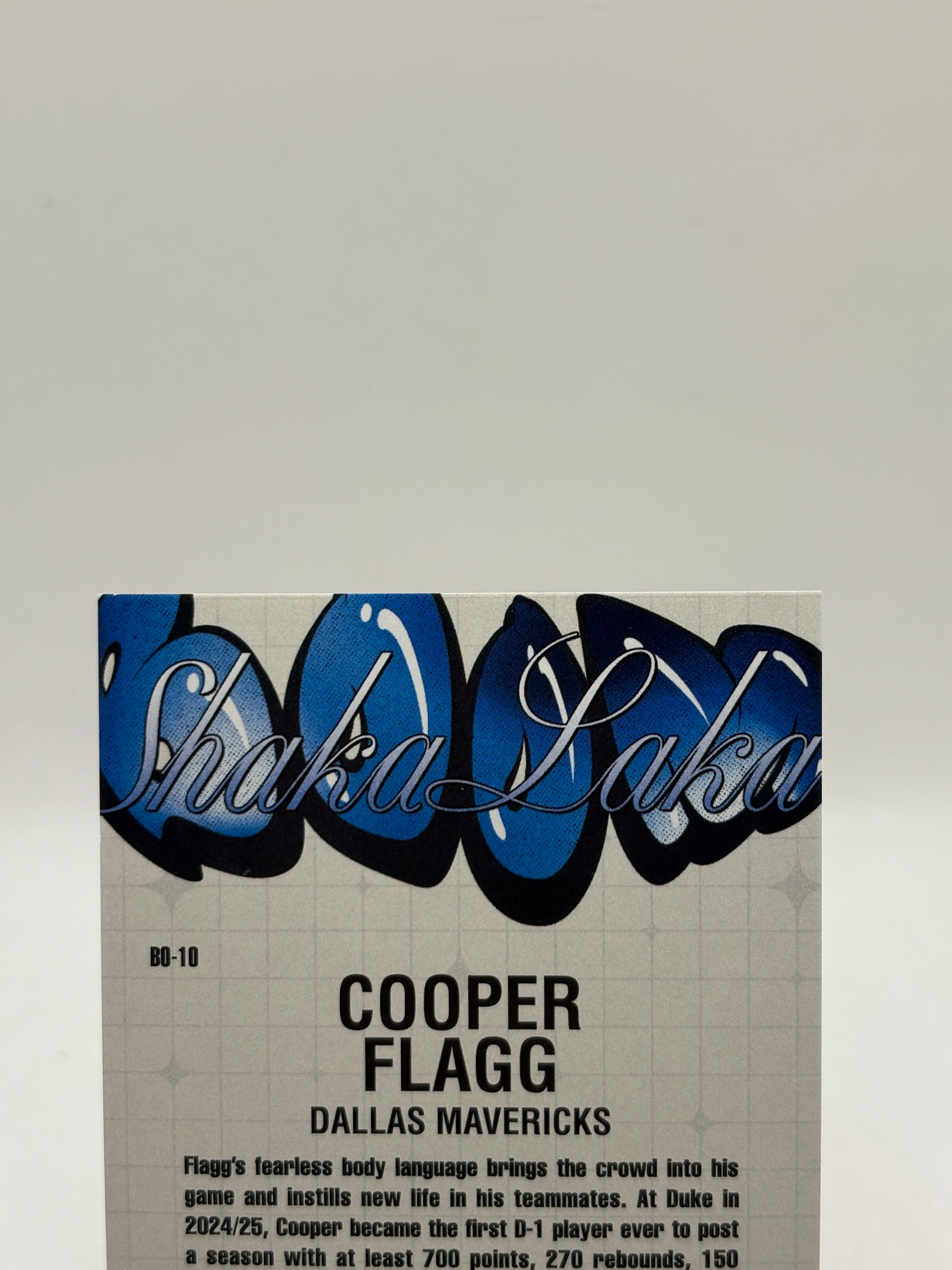 2025-26 Topps NBA Hoops - Cooper Flagg #BO-10 Shaka Laka Case Hit