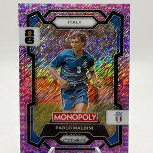 2026 Panini Monopoly Fifa World Cup 26 - #37 Paolo Maldini 5/5 Pink Shimmer