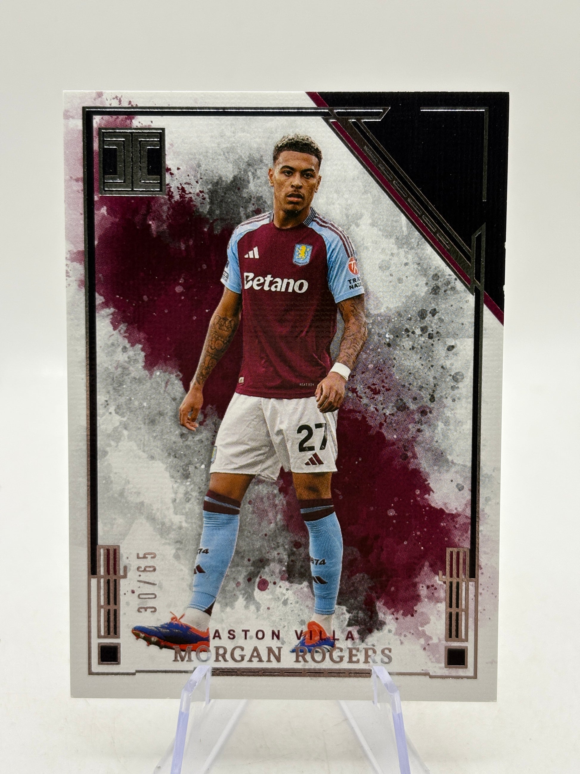 2024-25 Panini Impeccable Premier League Soccer - #8 Morgan Rogers /65