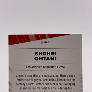2024 Topps Stadium Club - #CFPRO-5 Shohei Ohtani Cheif Fantasy FRENLY BRICKS - Open 7 Days
