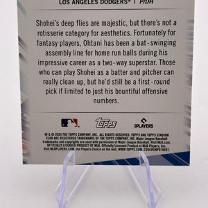 2024 Topps Stadium Club - #CFPRO-5 Shohei Ohtani Cheif Fantasy FRENLY BRICKS - Open 7 Days