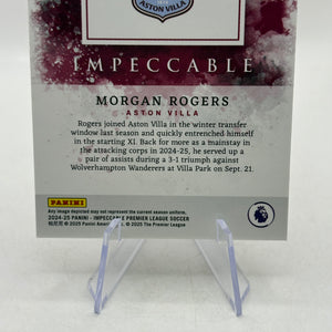 2024-25 Panini Impeccable Premier League Soccer - #8 Morgan Rogers /65
