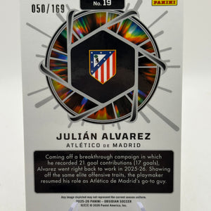 2025-26 Panini Obsidian #19 Supernova Julian Alvarez 050/169