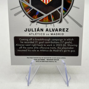 2025-26 Panini Obsidian #19 Supernova Julian Alvarez 050/169