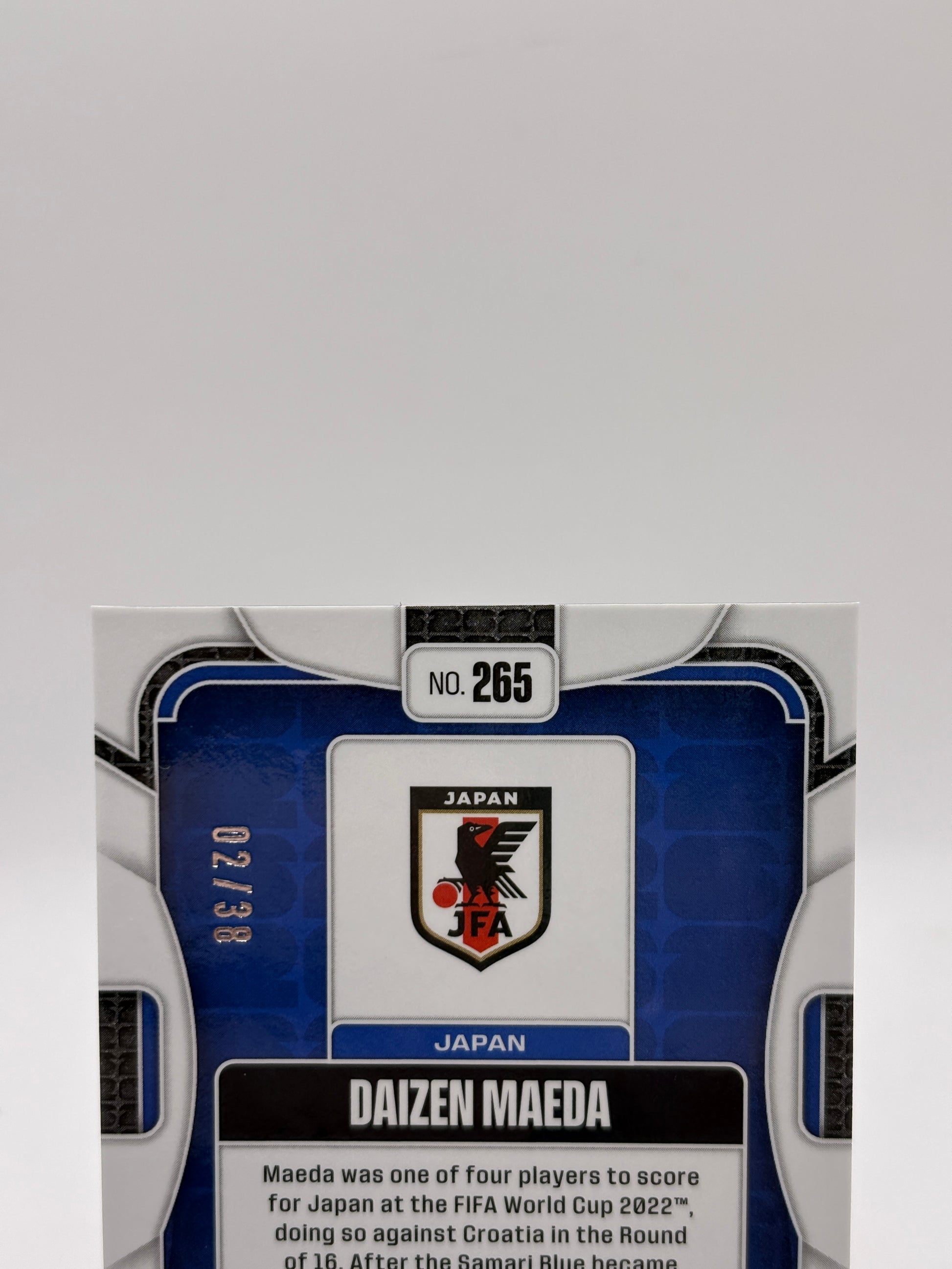 2026 Panini Fifa World Cup 26 #265 Daizen Maeda 02/38 Choice Blue