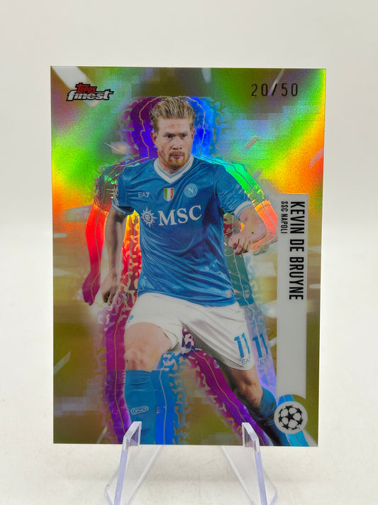 2025-26 Topps Finest UEFA - Kevin De Bruyne Hologlow SP 20/50