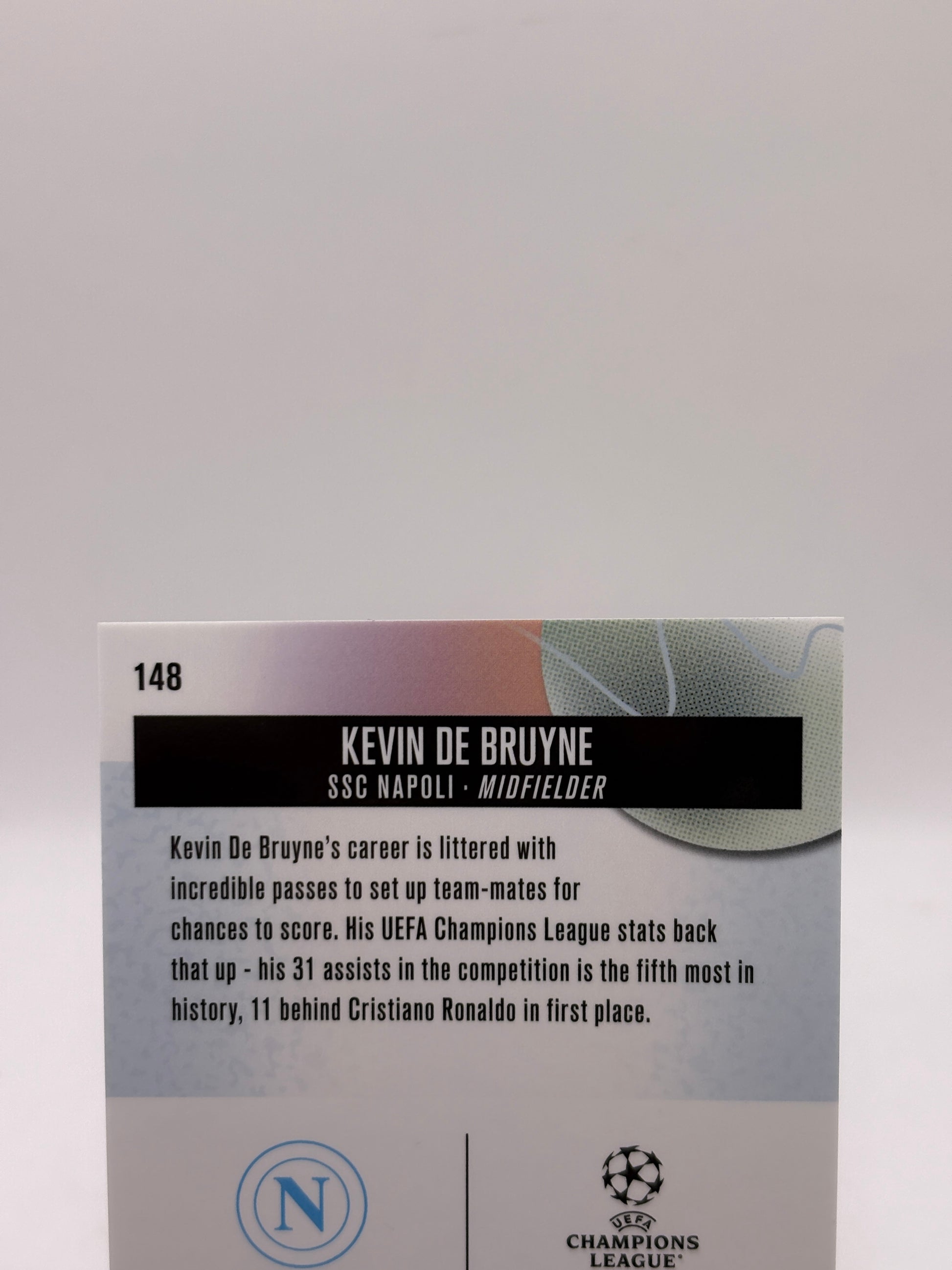 2025-26 Topps Finest UEFA - Kevin De Bruyne Hologlow SP 20/50