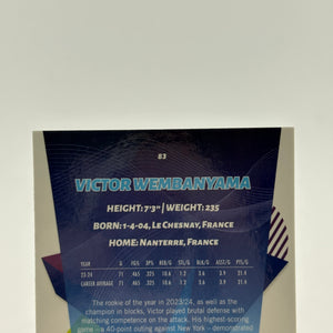 2024-25 Topps Finest - Victor Wembanyama 144/200 Purple FRENLY BRICKS - Open 7 Days