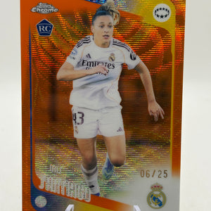 2026 Topps Womens Champions League #93 Iris Santiago Orange Wave /25