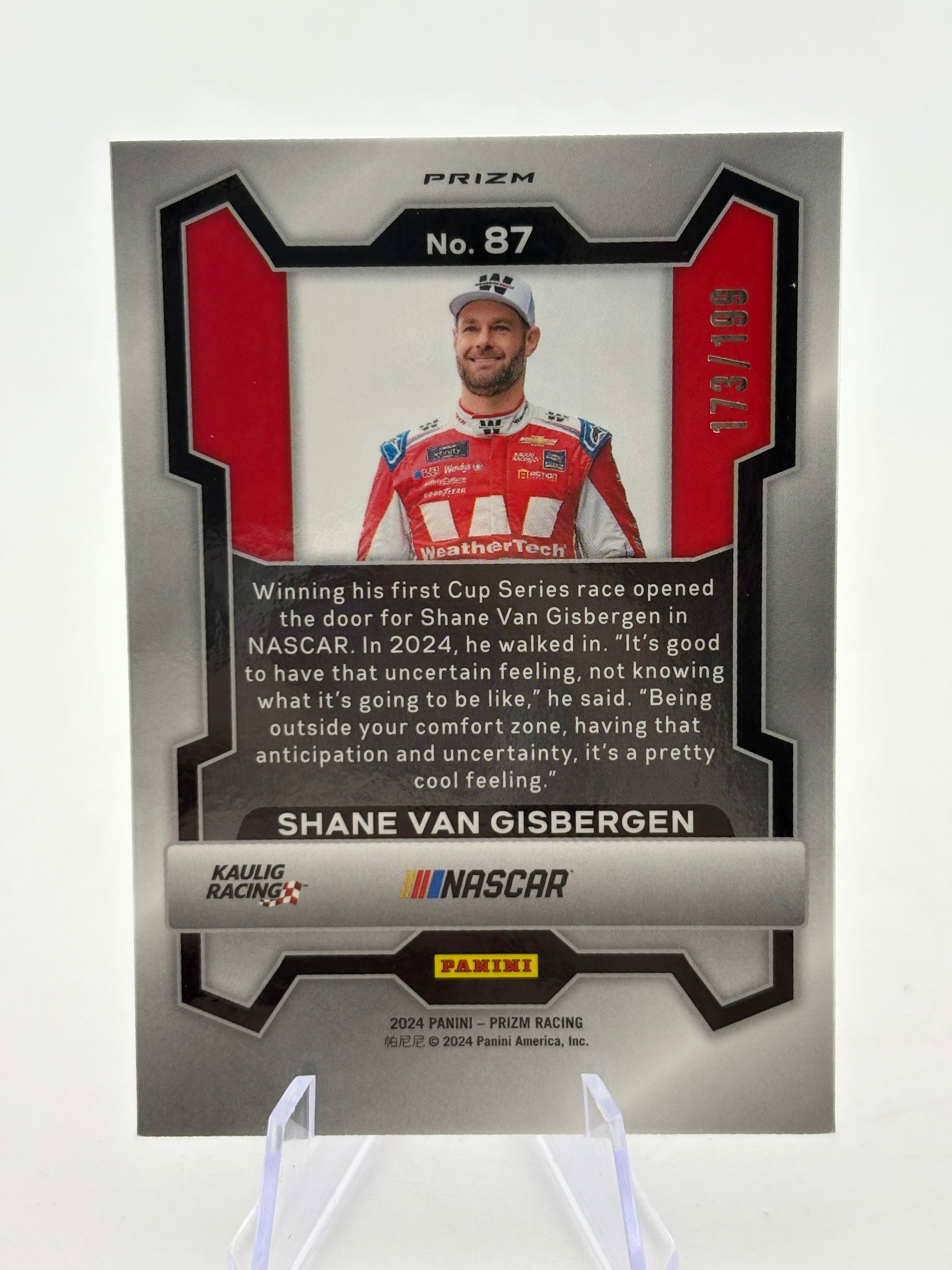 2024 Panini Prizm Racing - Shane Van Gisbergen Blue /199 FRENLY BRICKS - Open 7 Days