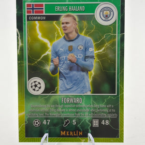 2024-25 Topps Merlin MG-27 Erling Haaland Green FRENLY BRICKS - Open 7 Days