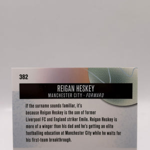 2026 Topps Finest UEFA Rookie - Reigan Heskey #382 /75 Pink