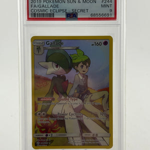2019 Pokemon TCG Cosmic Eclipse - Gallade 244/236 Full Art Secret PSA 9 FRENLY BRICKS - Open 7 Days