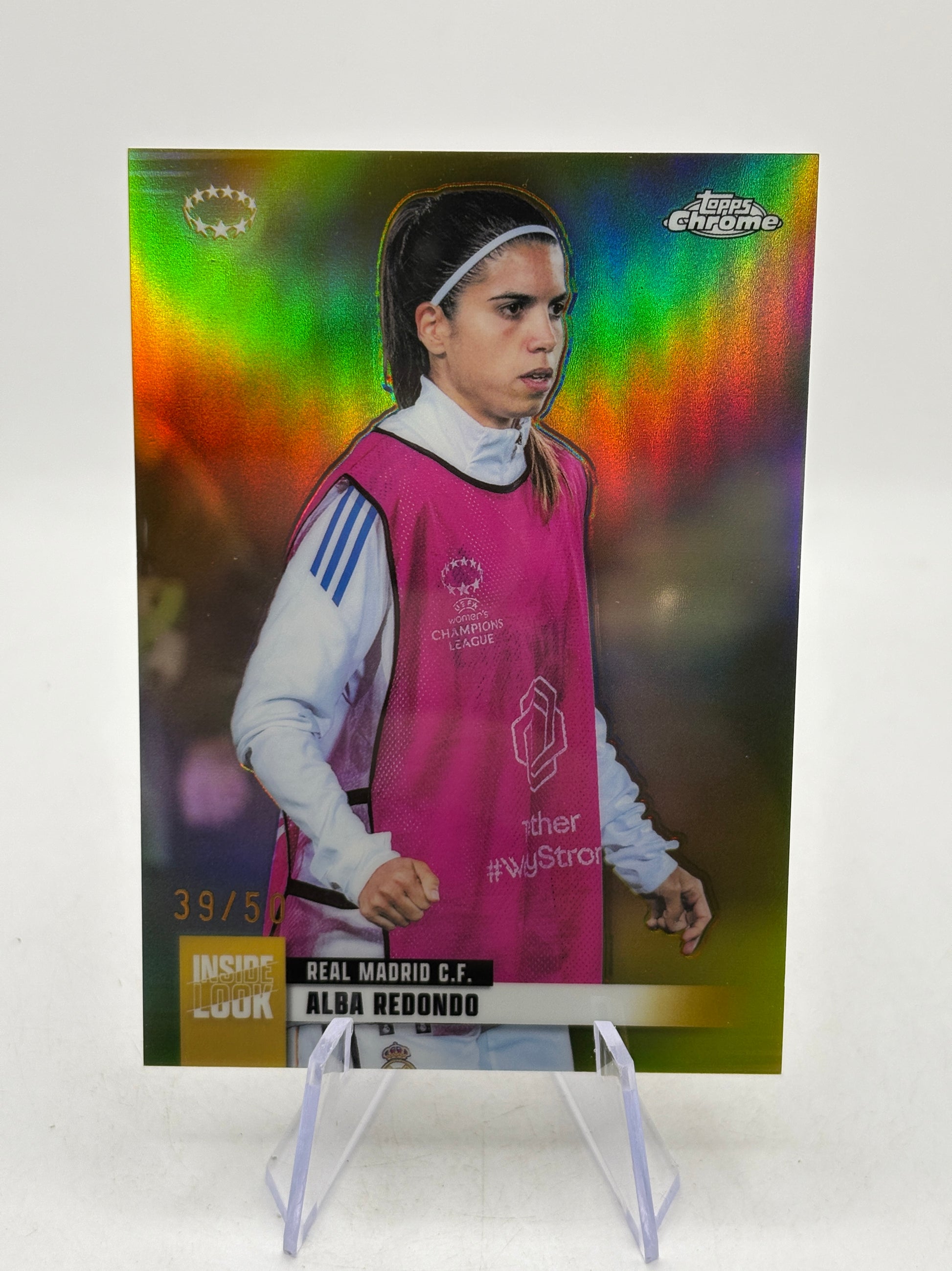 2026 Topps Chrome UEFA Womens - IL-3 Alba Redondo Inside Look /50