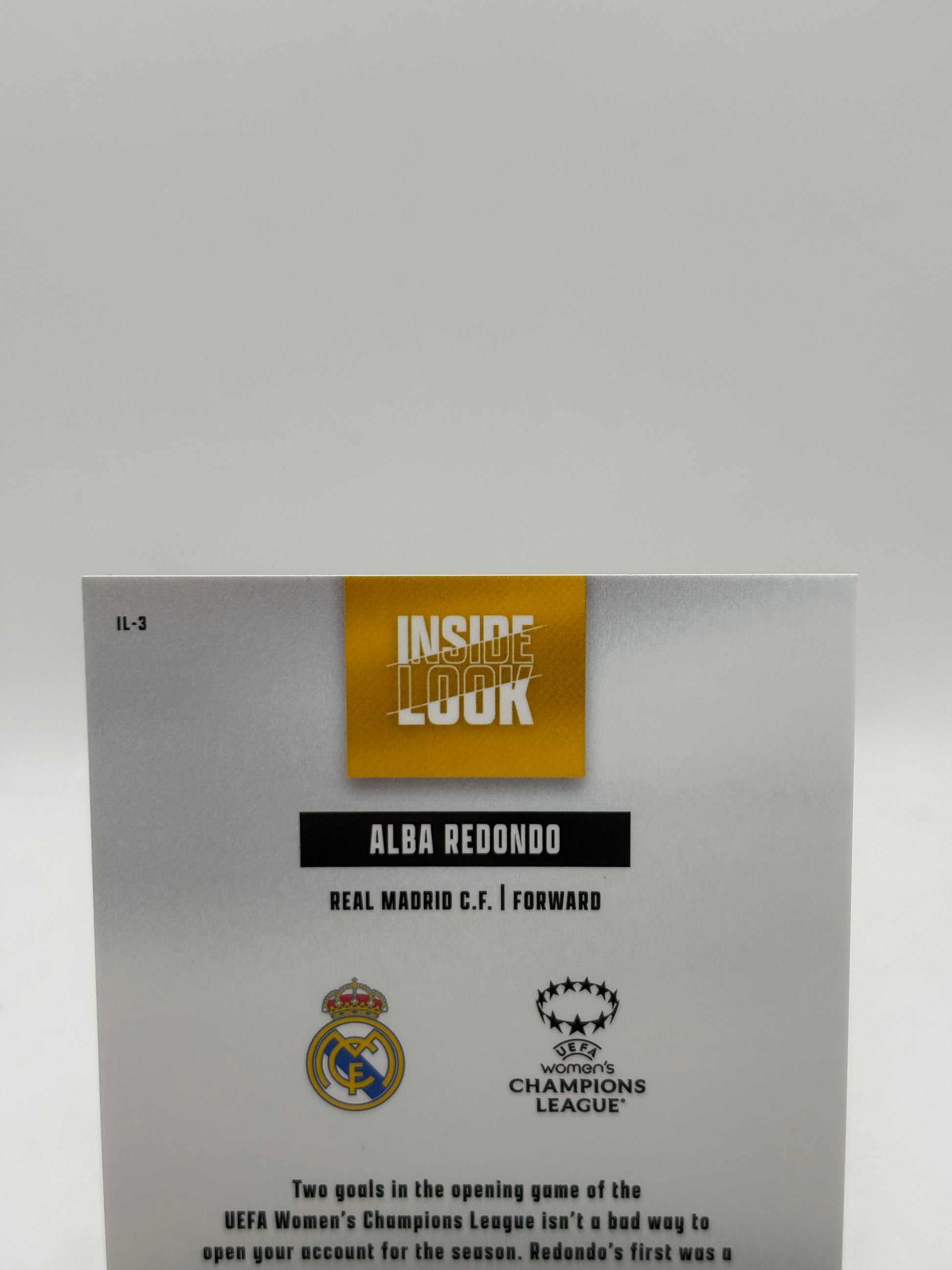 2026 Topps Chrome UEFA Womens - IL-3 Alba Redondo Inside Look /50
