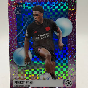 2026 Topps UEFA #241 Ernest Poku 72/75 Pink Rookie