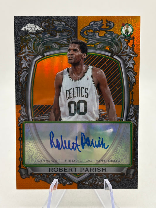 2025-26 Topps Chrome Basketball Signature - SS-RP Robert Parish 13/25 Auto