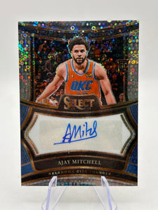 2024-25 Panini Select - RS-AJY Ajay Mitchell Fastbreak Auto Rookie