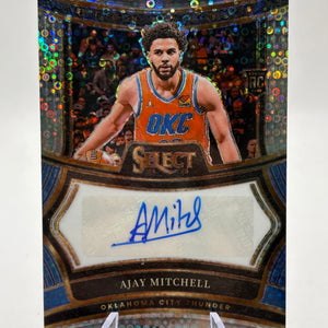 2024-25 Panini Select - RS-AJY Ajay Mitchell Fastbreak Auto Rookie
